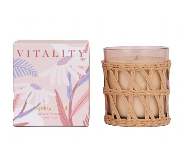 شمعة معطرة محبوكة ومنسوجة