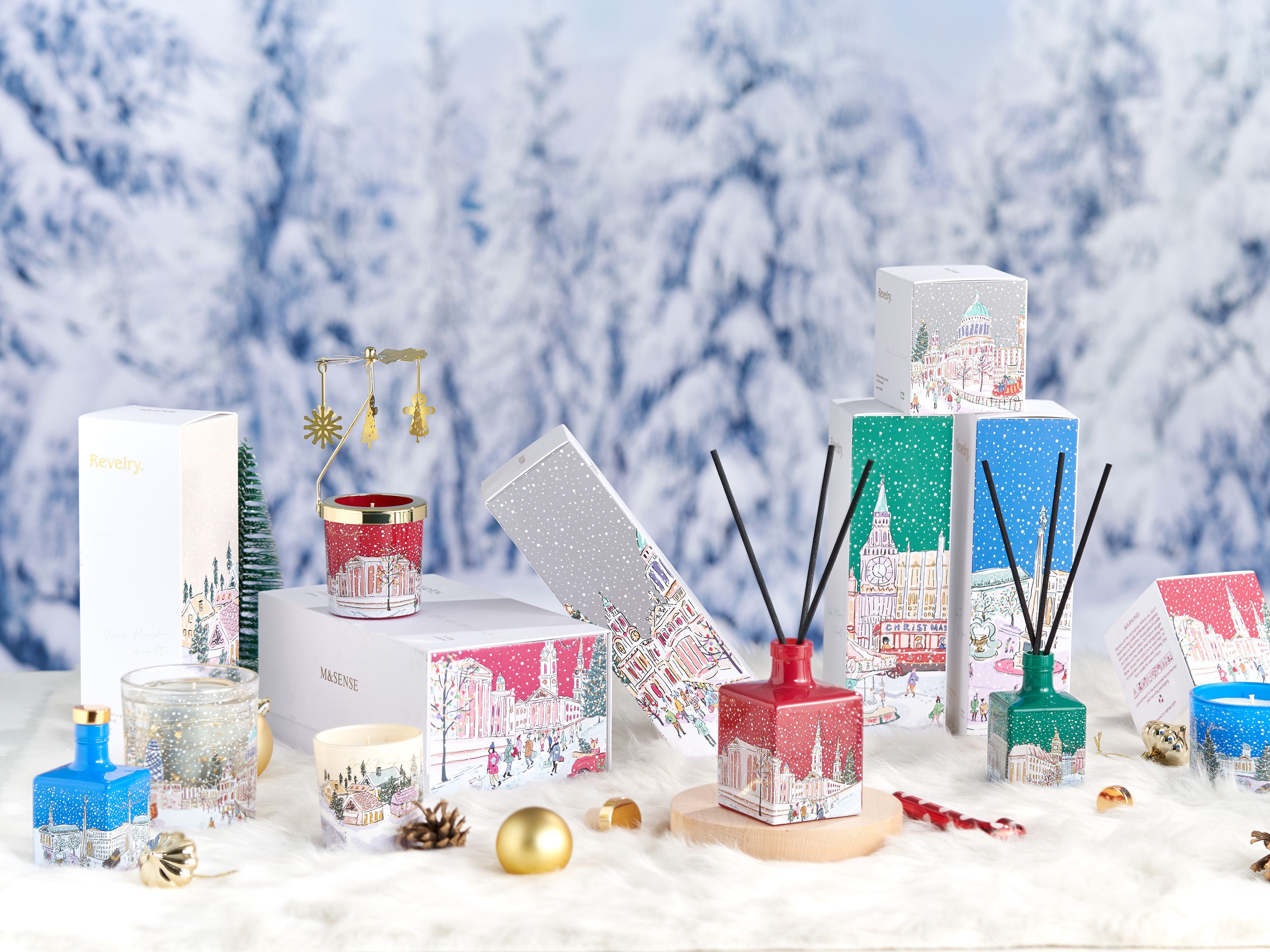 مجموعة ثلوج الكريسماس