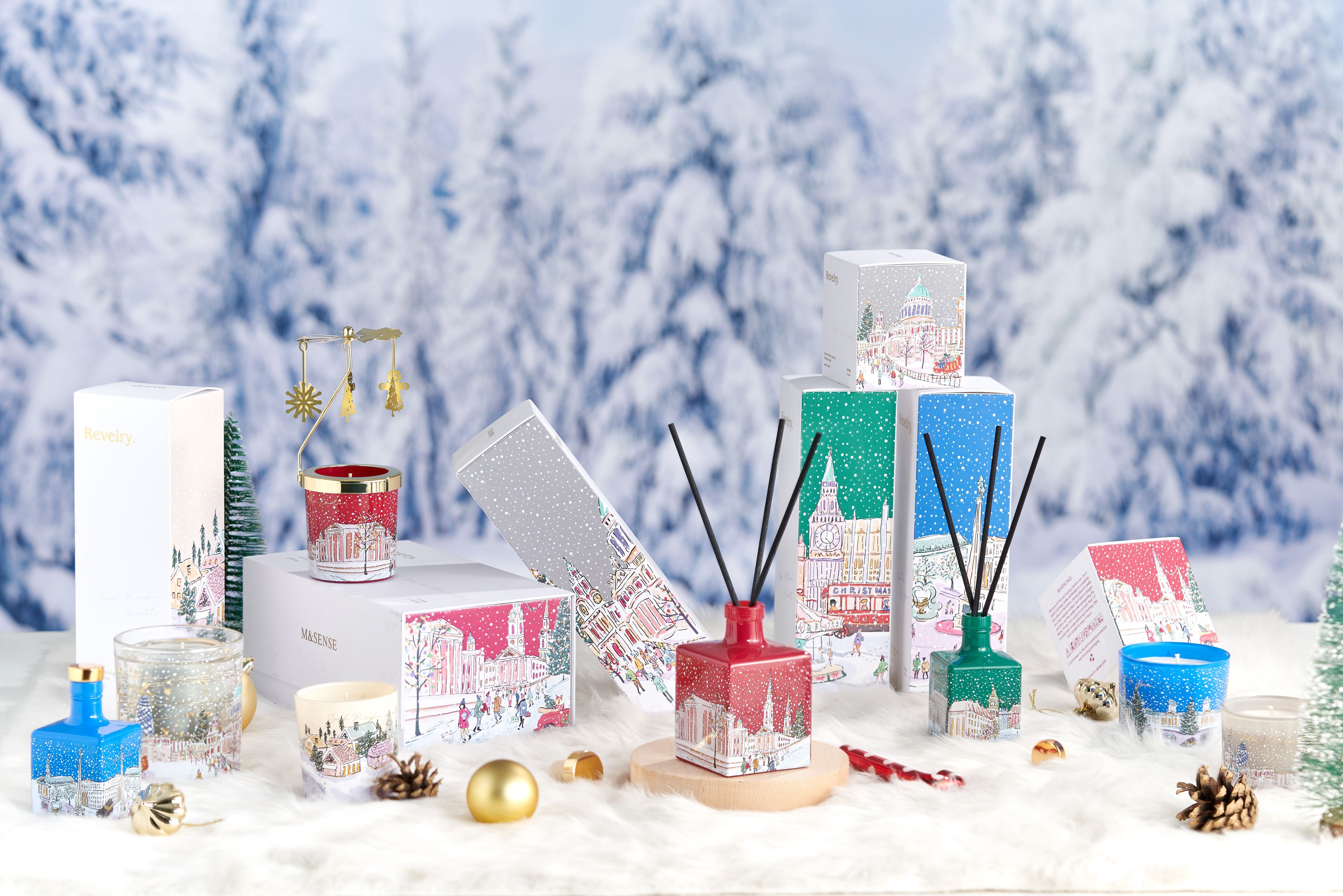 مجموعة ثلوج الكريسماس